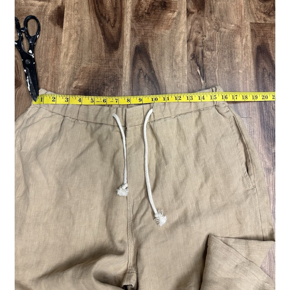 DL1961 Lukas Slim Straight Pantalon Khaki Linen Pants 32 x 32.5 - Picture 6 of 10